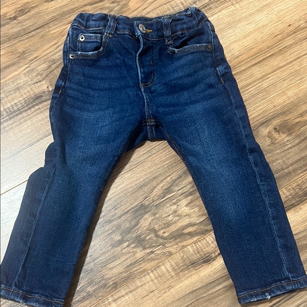 Zara Indigo Denim Pants